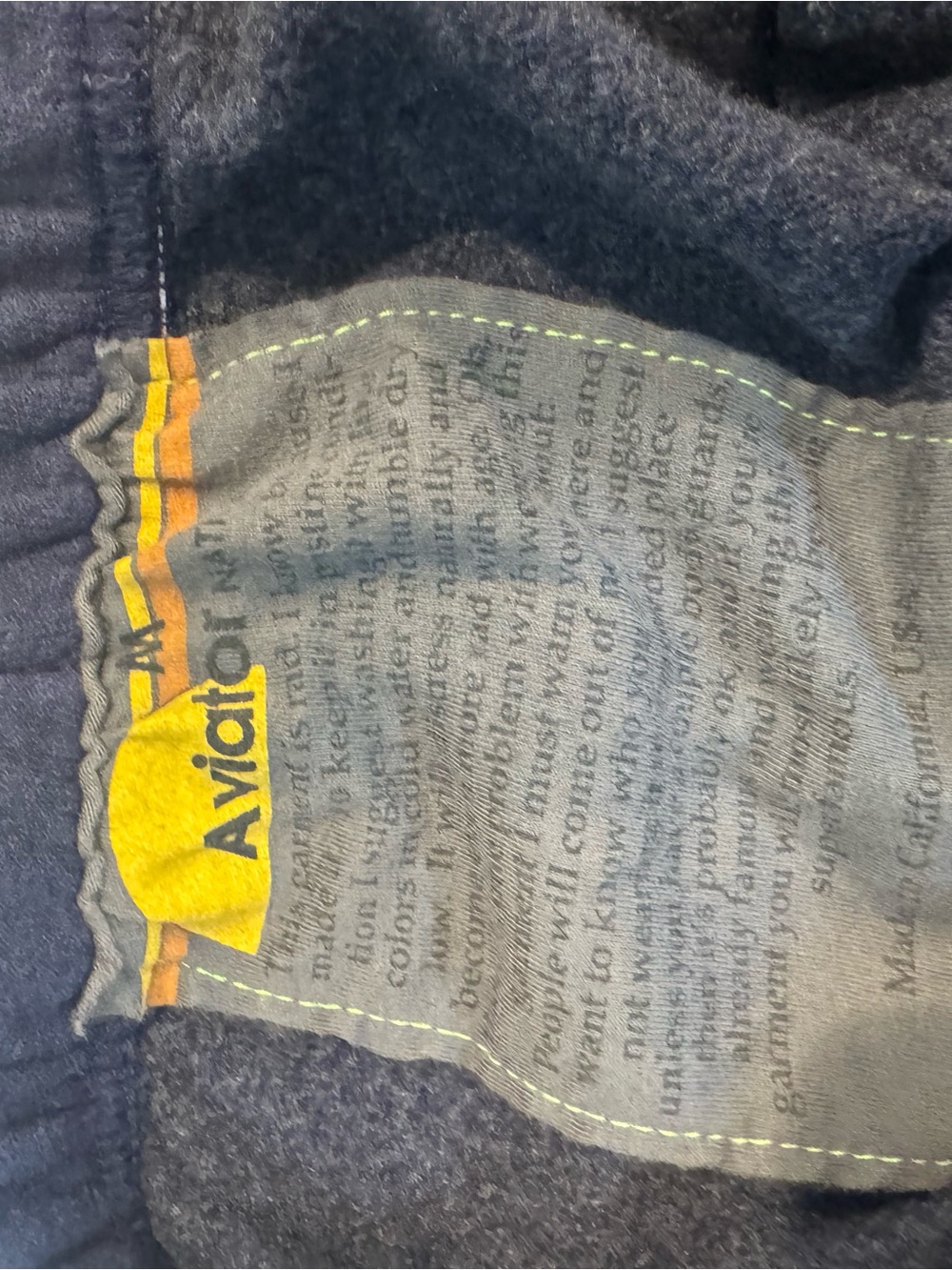 Aviator Nation Sweatpants 5 Stripe Sweatpants - NAVY / BLUE Size M - Picture 5 of 6